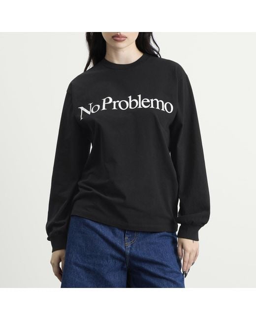 No Problemo Black Long Sleeve T-Shirt