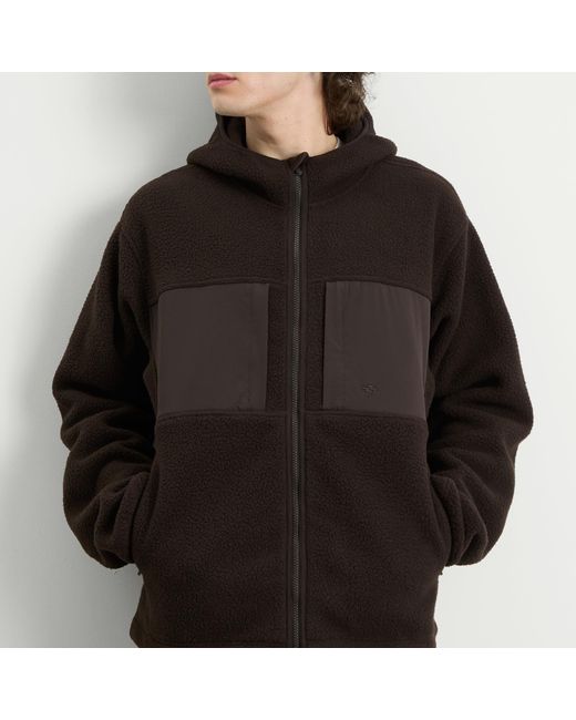 REPRESENT 247 Black Borg Fleece Jacket for men