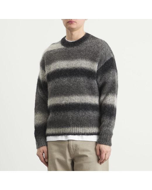 Norse Projects Gray Jonas Gradient Alpaca Sweater for men