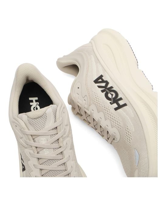 Hoka One One White Bondi 9 Sneaker for men