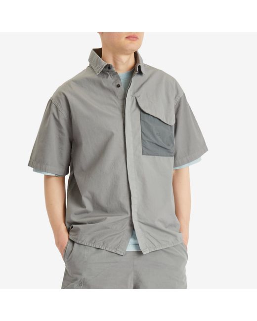 A_COLD_WALL* Gray Brunswick Short Sleeve Shirt for men