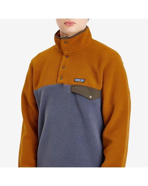Patagonia Blue Lightweight Synchilla Snap-T Pullover for men