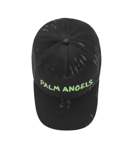 Palm Angels Black Logo Cap for men