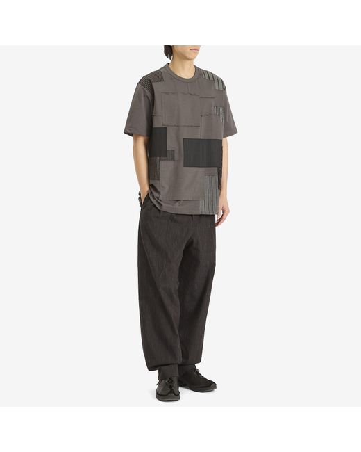 Junya Watanabe Gray Patchwork T-Shirt for men