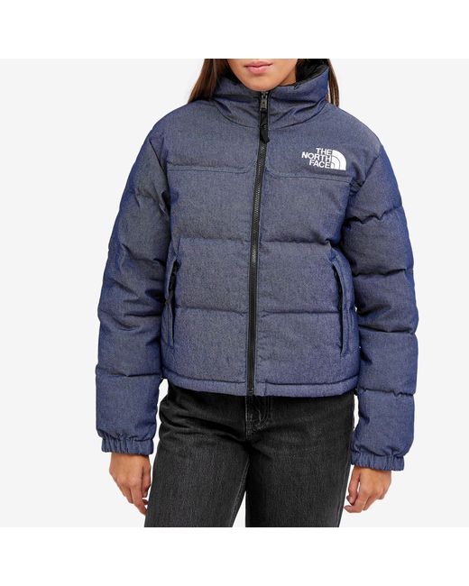 The North Face 92 Reversible Nuptse Jacket in Blue | Lyst