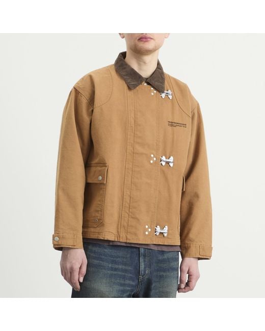 Neighborhood Fireman Jacket in Brown for Men | Lyst UK