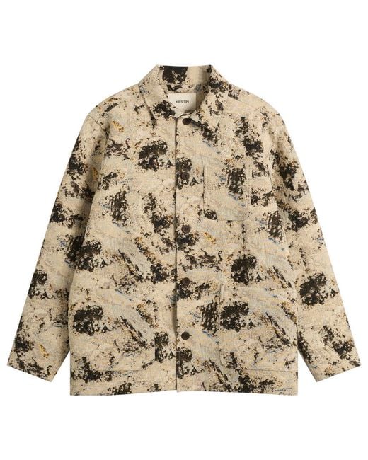 Kestin Brown Jacquard Ormiston Jacket for men