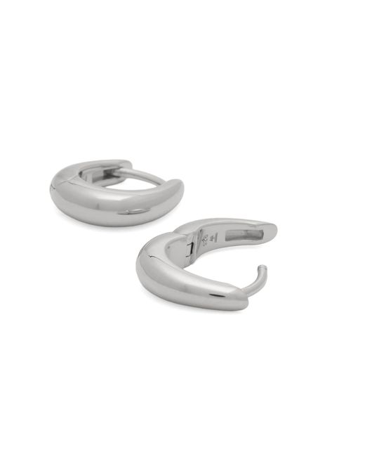Tom Wood Metallic Liz Huggies Earrings