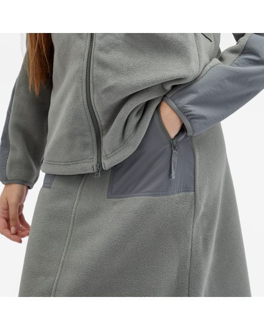 Snow Peak Double Face Fleece Skirt in Grey | Lyst Canada