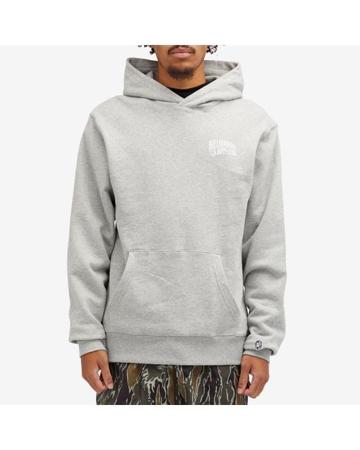 BBCICECREAM Gray Arch Logo Popover Hoodie for men