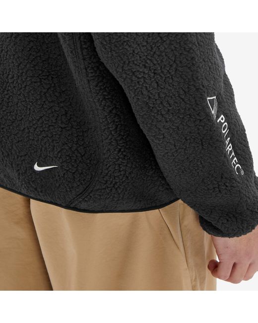 Nike Black Acg Arctic Wolf Full Zip Fleece for men