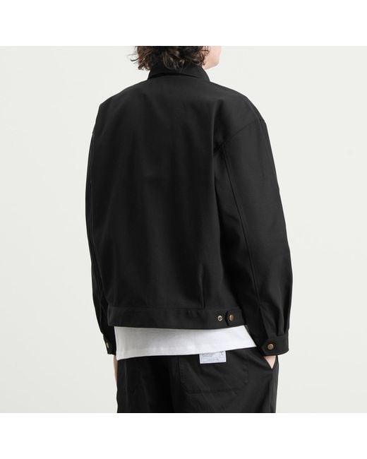 Neighborhood Black Zip Work Jacket for men