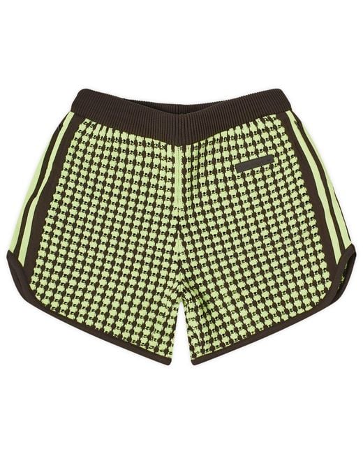 Adidas Green X Wales Bonner Crochet Short for men