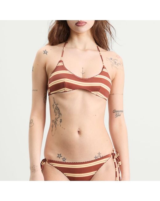 Damson Madder Orange Trudi Reversible Bikini Bottom