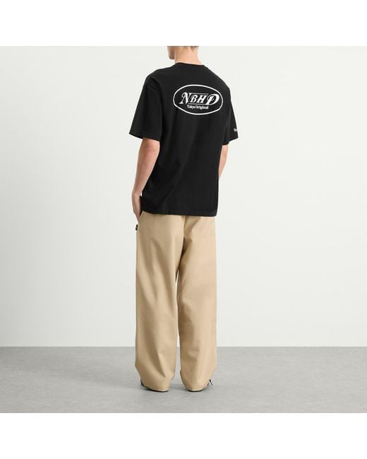 Neighborhood Black Ss-5 Nbhd Logo T-Shirt for men