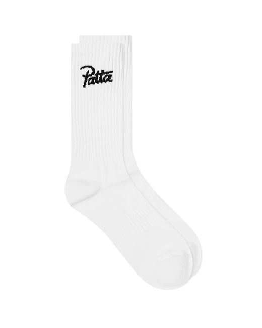 PATTA White Sport Sock for men