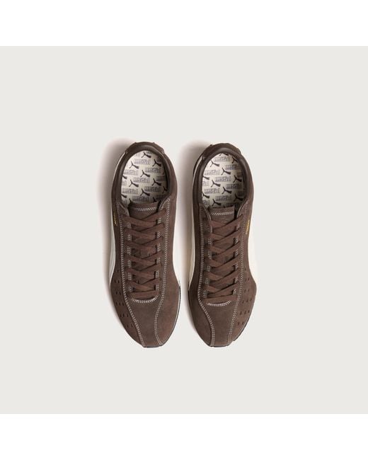 PUMA Brown Sprint Suede Sneaker