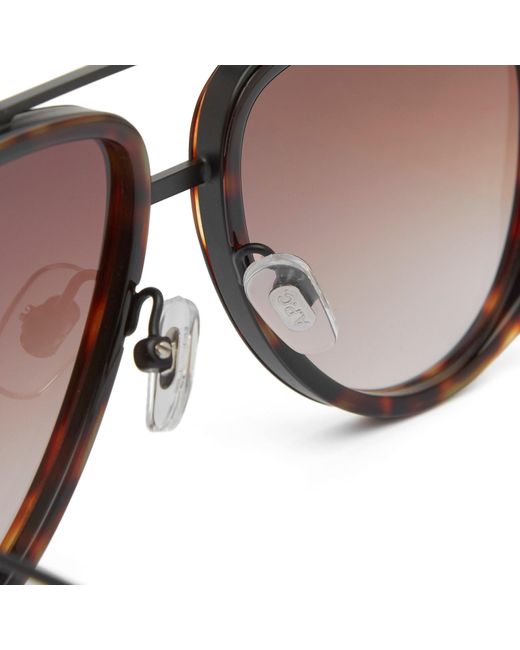 A.P.C. Brown Sterling Sunglasses for men