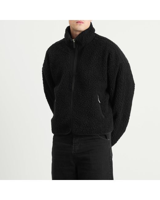 Entire studios Black Fleece Jacket for men