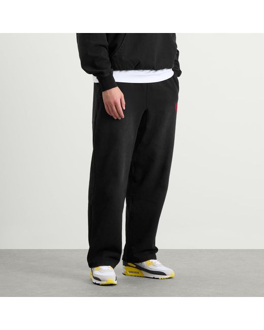 BBCICECREAM Black Oversized Arch Logo Sweatpants for men