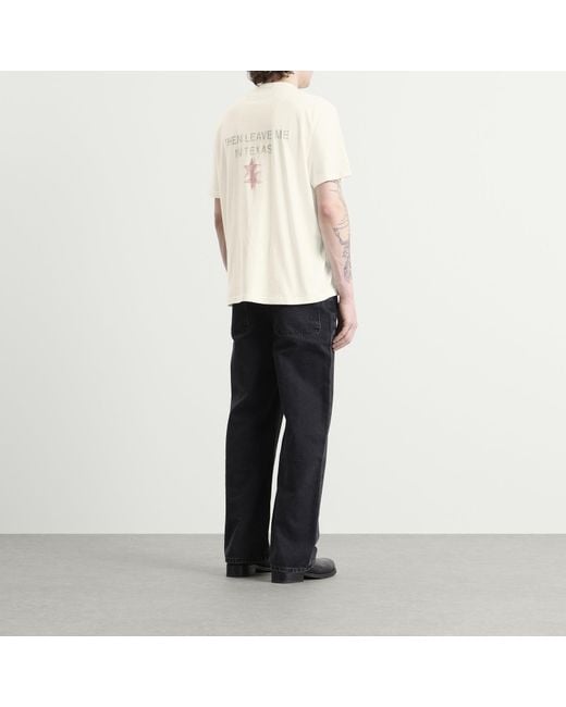 Cole Buxton Natural Paris Texas T-Shirt for men