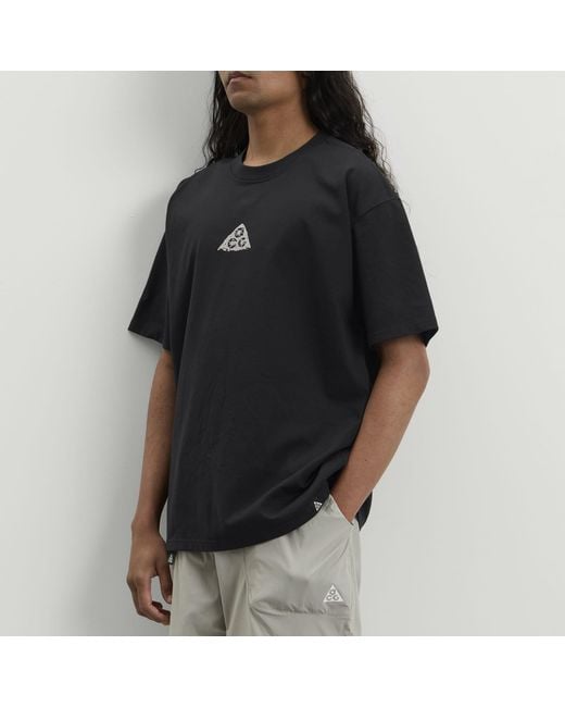 Nike Black Acg Stacked Rocks T-Shirt for men