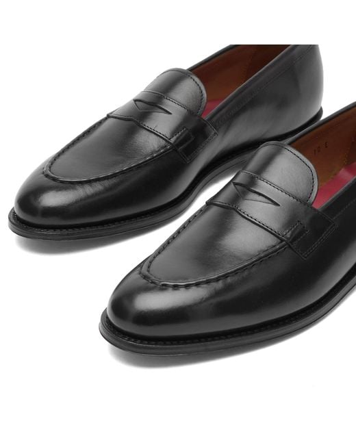 GRENSON Black Lloyd Loafer for men