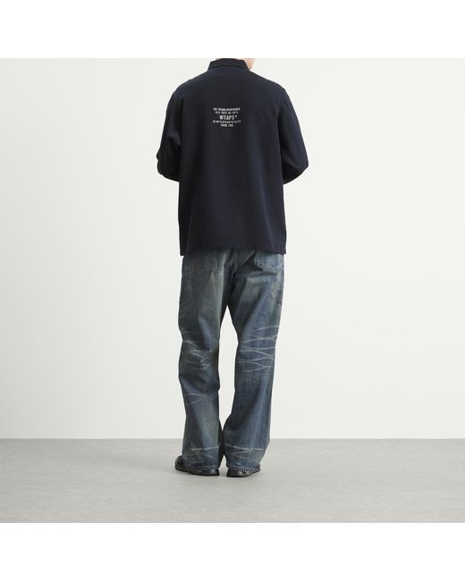 (w)taps Blue Cbw Long Sleeve Shirt for men