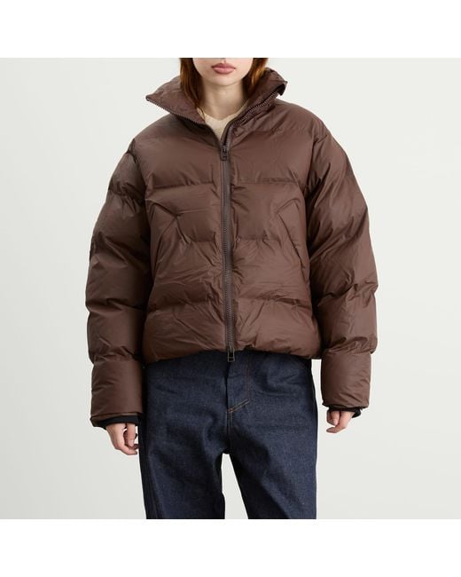 Kassl Brown X Tretorn Hybrid Shelter Short Padded Jacket