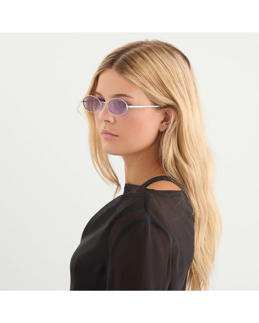 Le Specs White Love Train Sunglasses