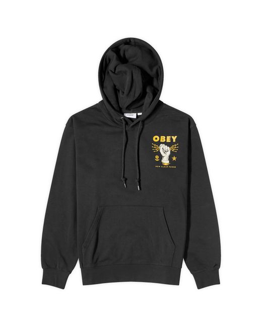 Obey Black New Clear Power Hoodie for men