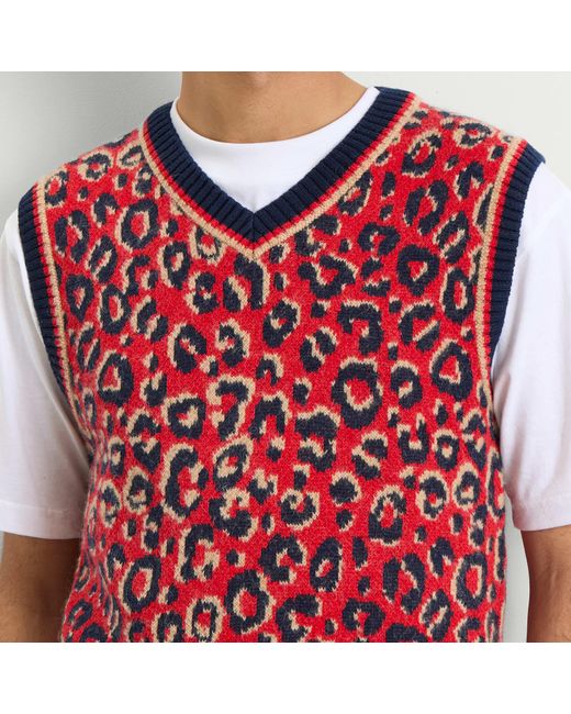 Adidas Red X Wales Bonner Knit Vest for men