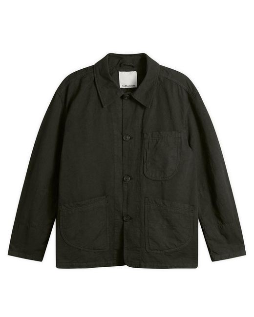 YMC Black Garment Dyed Construction Jacket for men