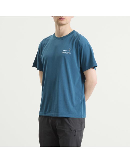 Montbell Blue Mountain Gear T-Shirt for men