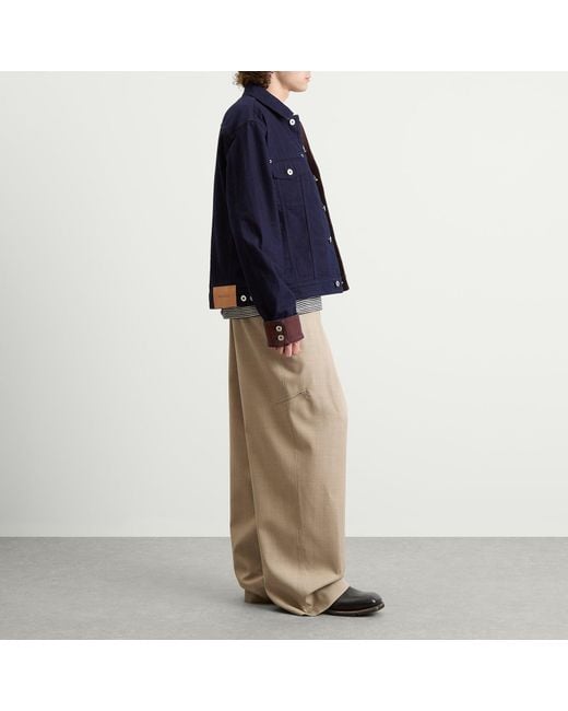 J.W. Anderson Blue Turn Up Cuff Jacket for men
