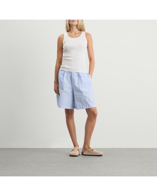 Baserange Blue Claude Shorts