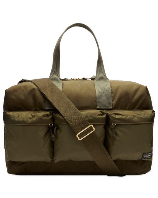 Porter-Yoshida and Co Green Force 2-Way Duffle Bag