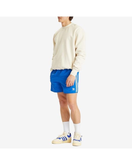Adidas Blue Adicolor Classics Sprinter Shorts for men