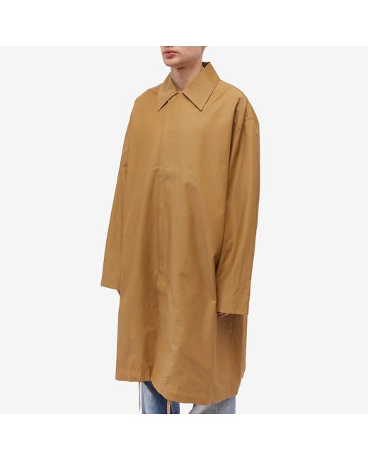 Studio Nicholson Drive Technical Car Coat in Brown for Men | Lyst