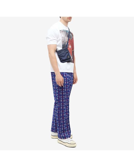 Needles Poly Jacquard Track Pant in Blue for Men | Lyst Canada