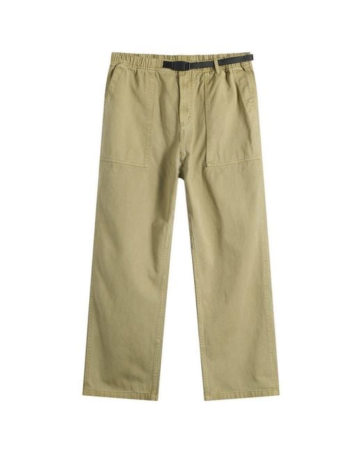 Gramicci Green Loose Tapered Ridge Pant for men