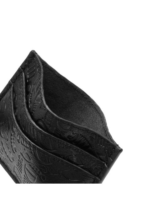 Dime Black Haha Leather Cardholder for men