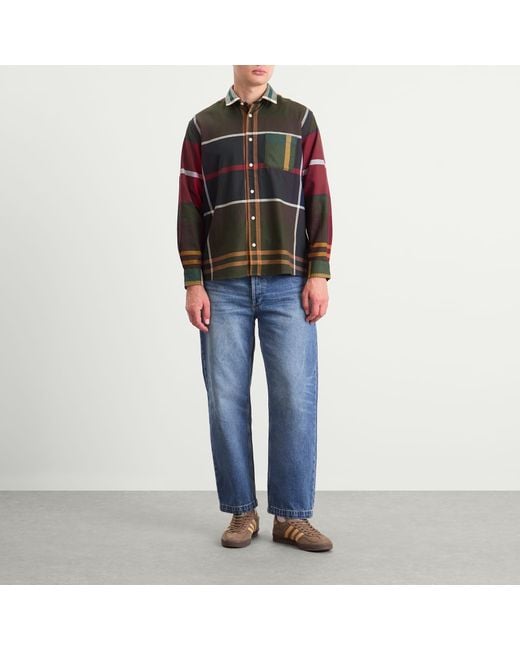 Barbour Green Patchwork Os Tartan Shirt for men
