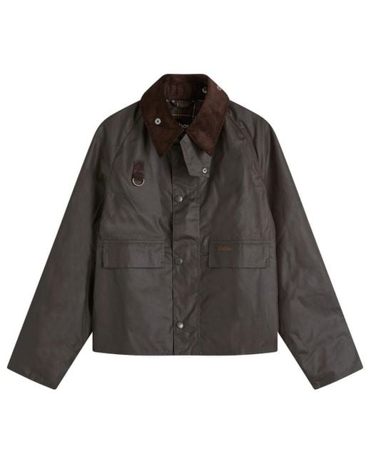 Barbour Sl Spey Wax Jacket in Black for Men | Lyst Canada
