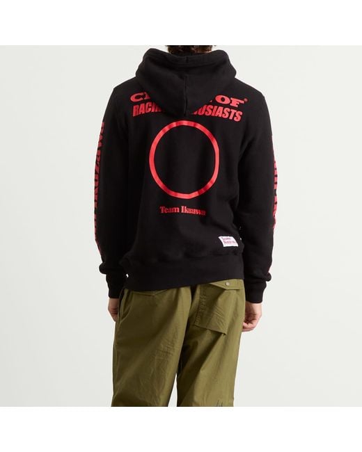Team Ikuzawa Black Dirt Track Heavy Hoodie for men