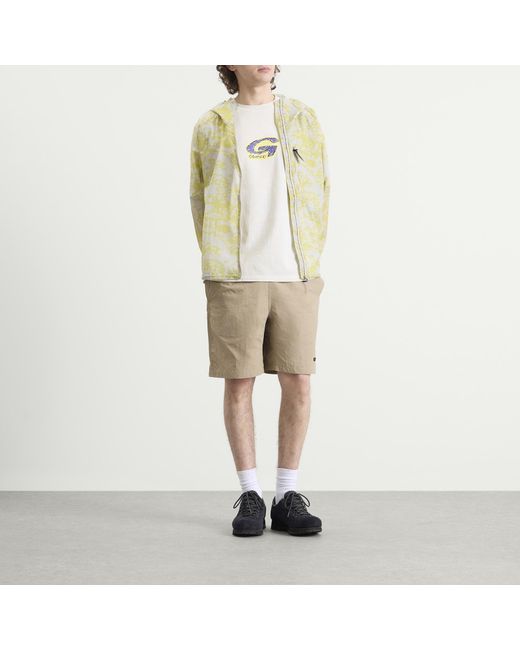 Gramicci Yellow Flyweight Hooded Jacket for men