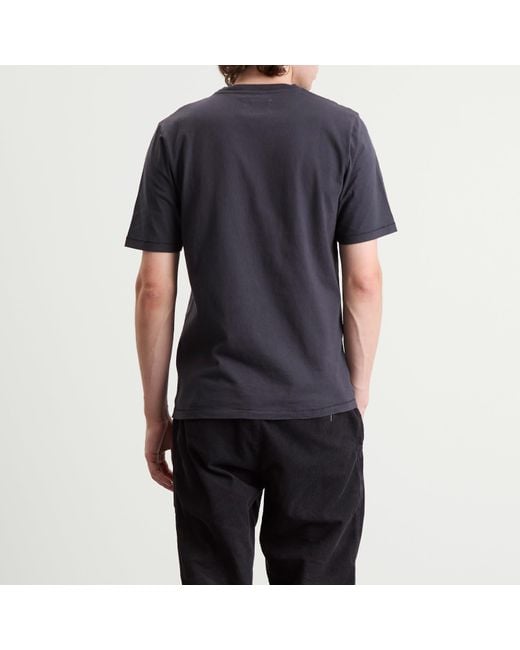 Folk Black Contrast Sleeve T-Shirt for men