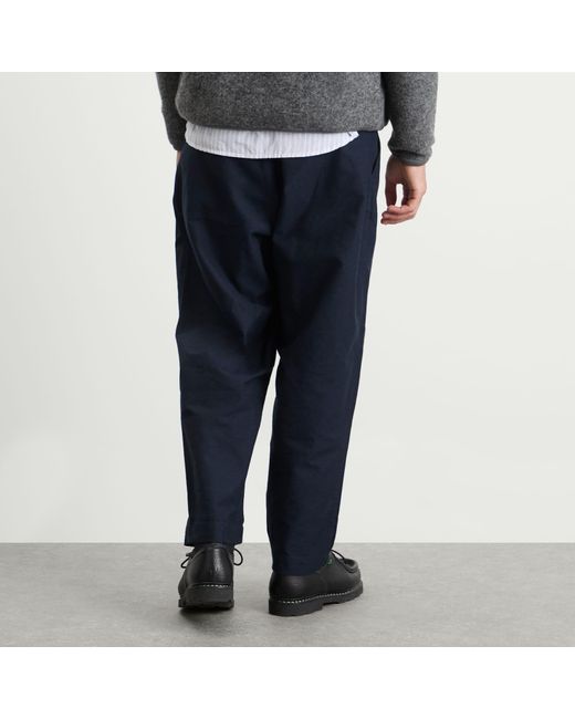 Universal Works Blue Pleated Track Pant for men
