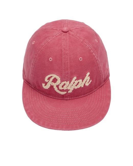 Polo Ralph Lauren Pink Authentic Baseball Cap for men