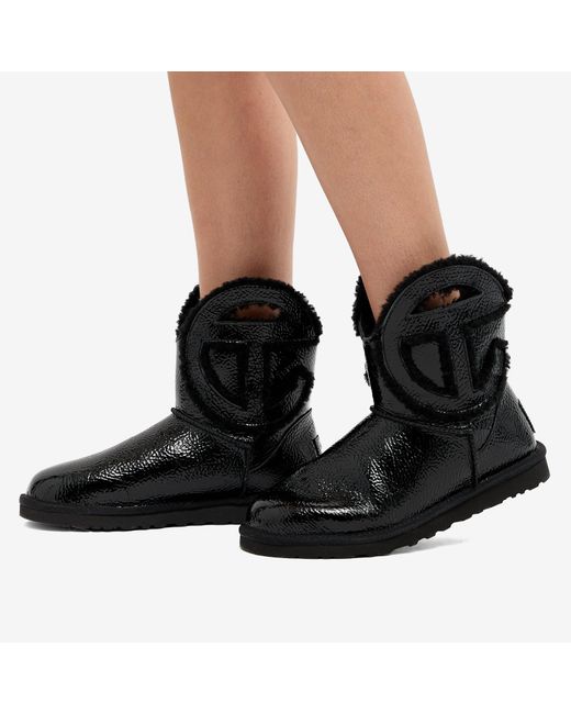Ugg Black X Telfar Mini Crinkle Boot